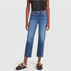 RE/DONE 70s Mid Rise Stove Pipe Jeans Royal Fade Size 27